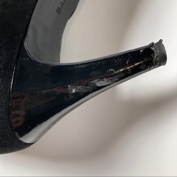 Whimsigoth Bocambria Suede Booties Black size US 8 Patent Leather trim - Picture 7 of 10